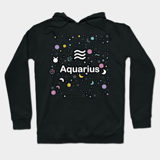 Aquarius zodiac sign Hoodie